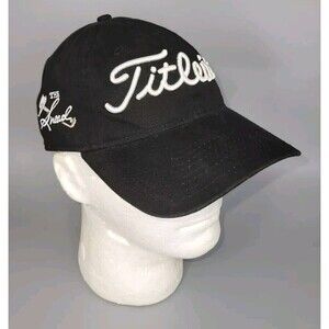 Titleist by New Era Black Golf Hat Cap Snapback The Snead Embroidered Adjustable